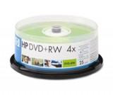HP DVD+RW 4,7GB 4x Cake Box 25 -  1